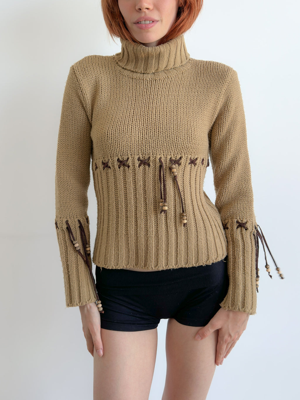 roll neck jumper / size xs