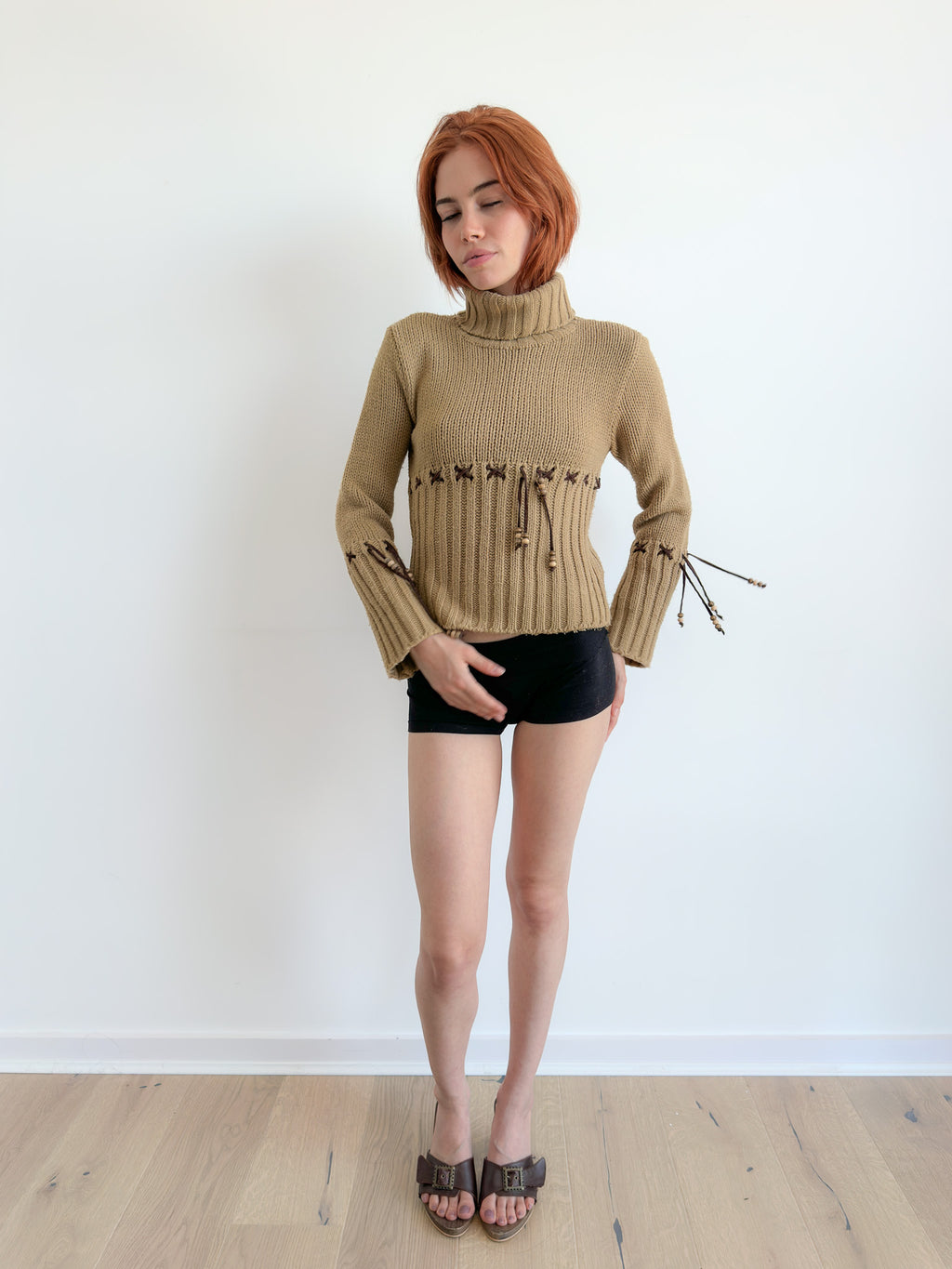 roll neck jumper / size xs