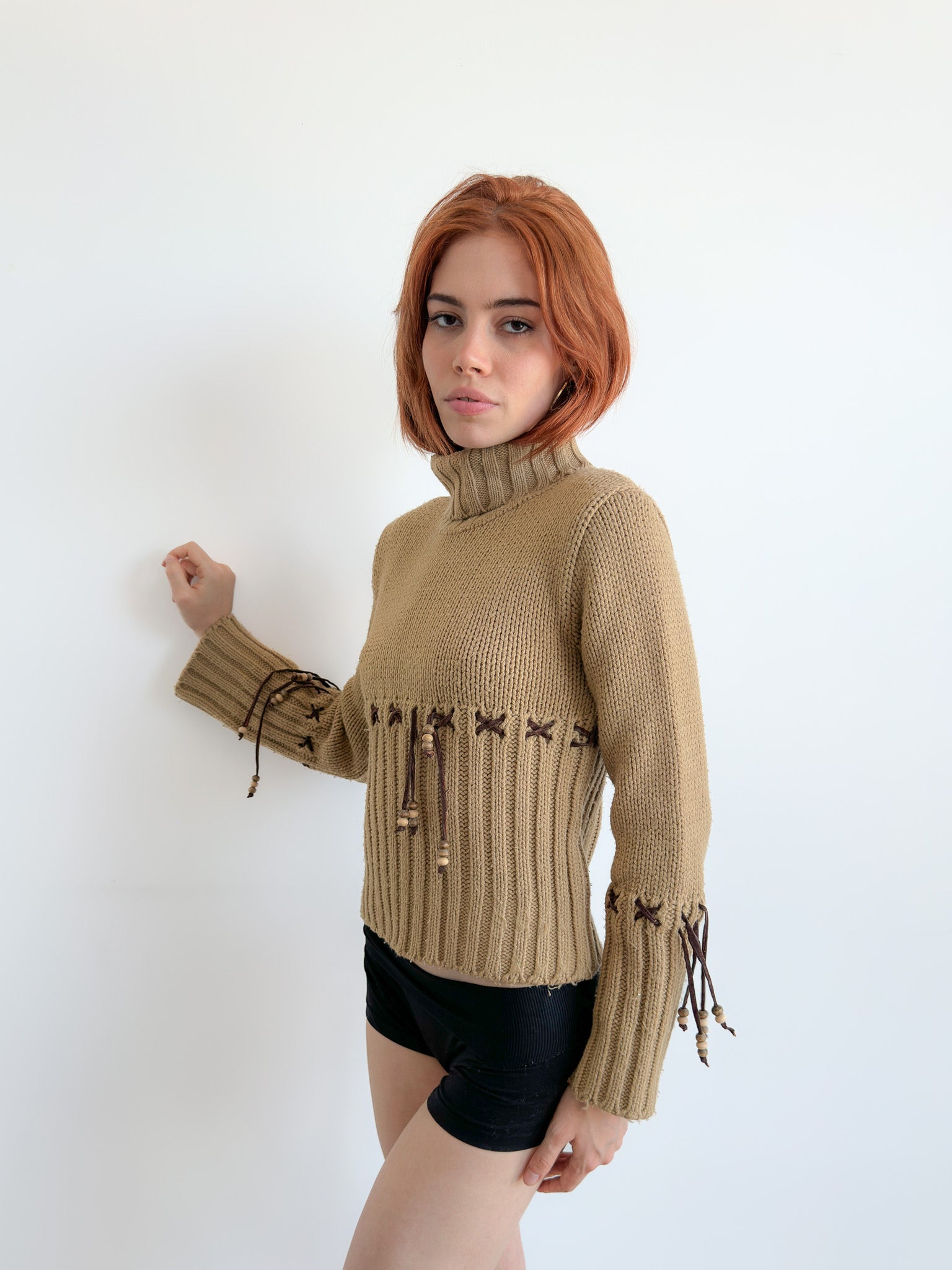 roll neck jumper / size xs