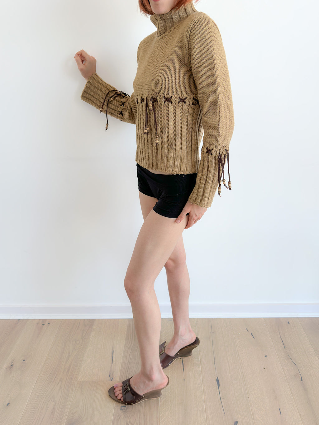 roll neck jumper / size xs