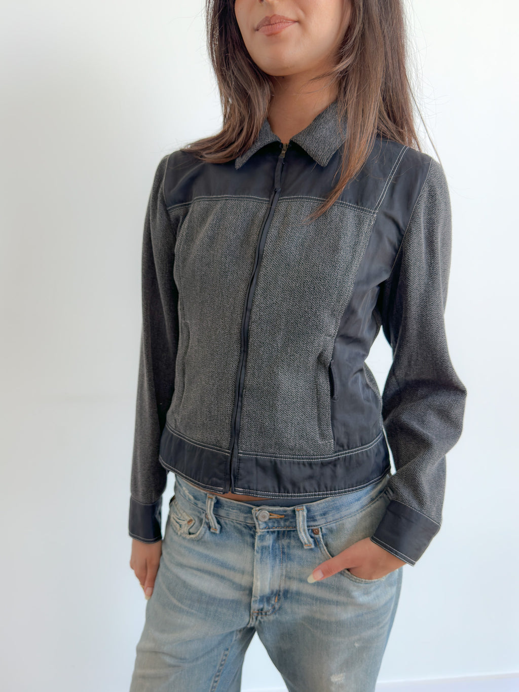 bi-material jacket / size s