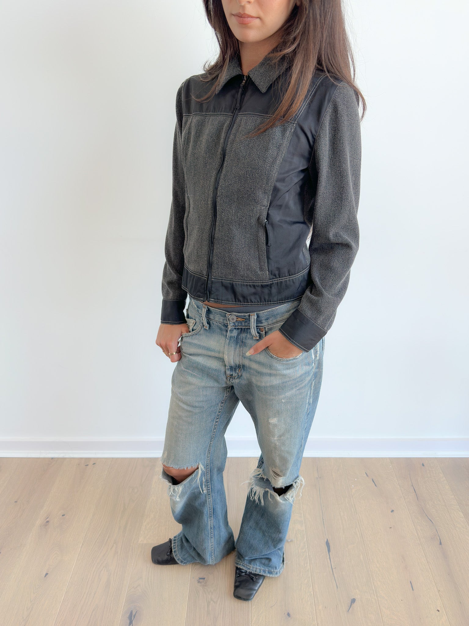 bi-material jacket / size s