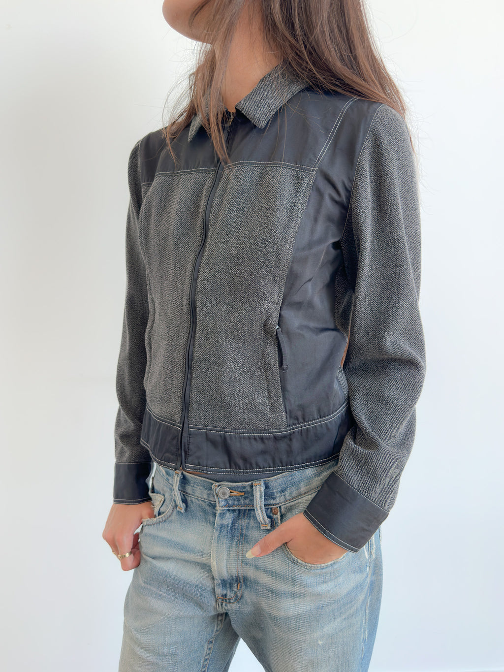 bi-material jacket / size s