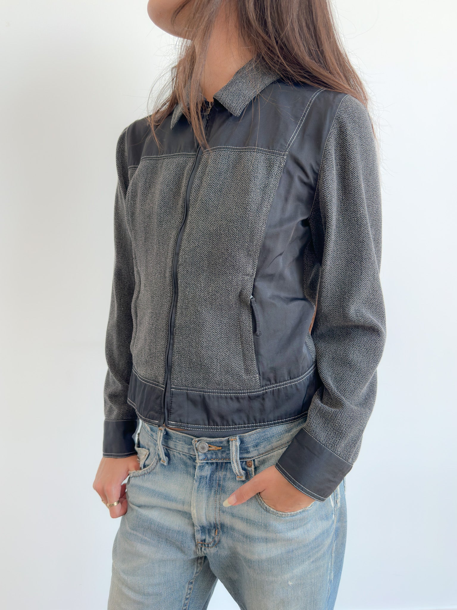 bi-material jacket / size s