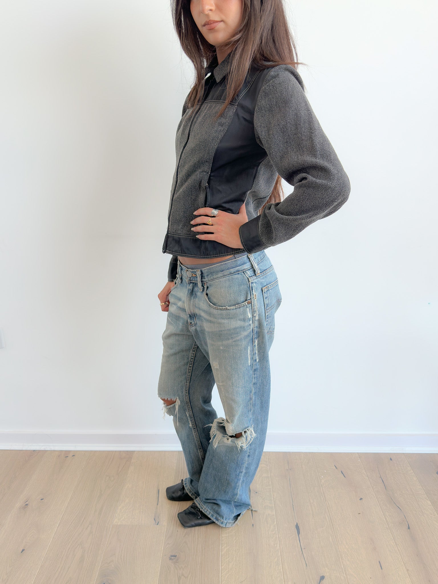 bi-material jacket / size s