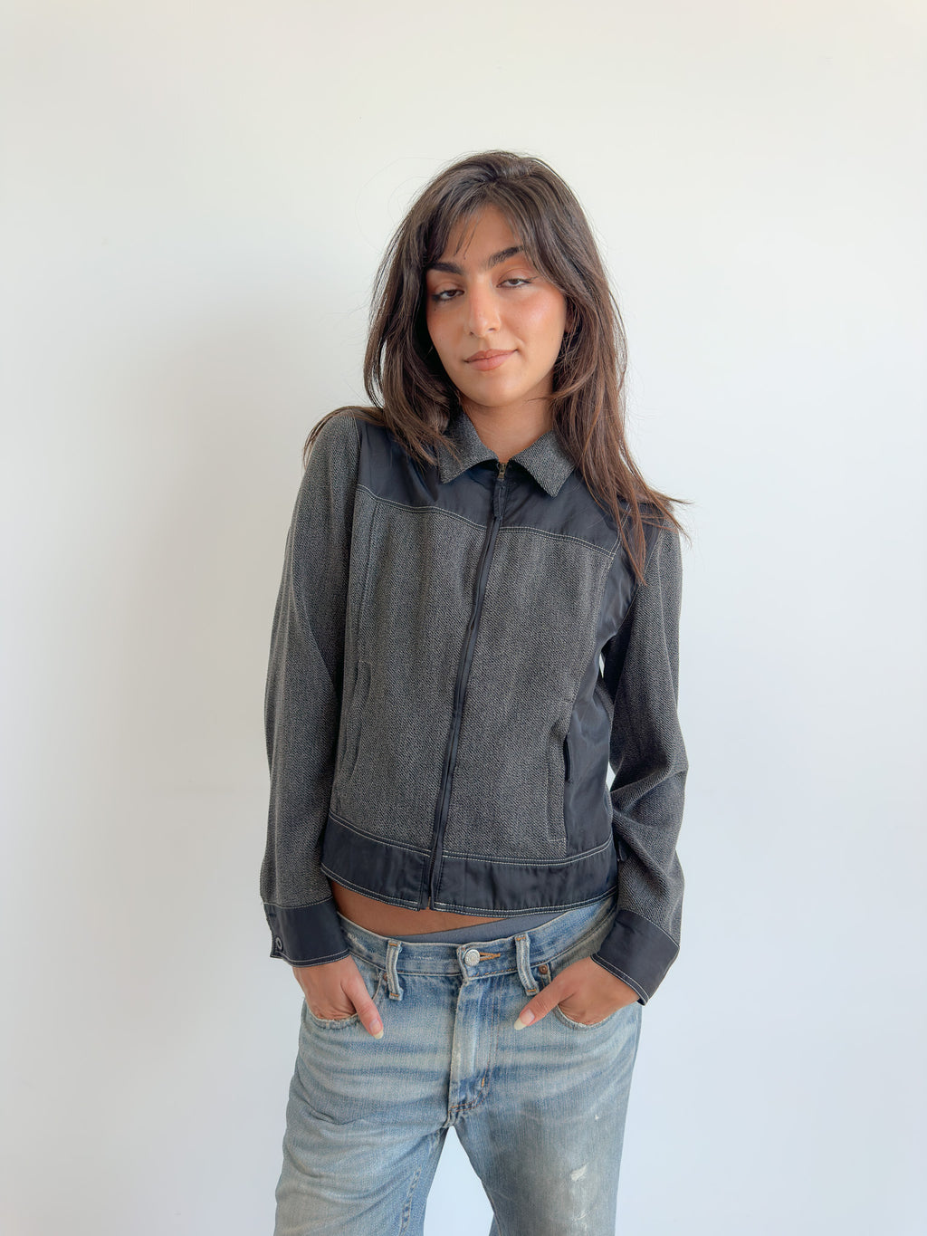 bi-material jacket / size s