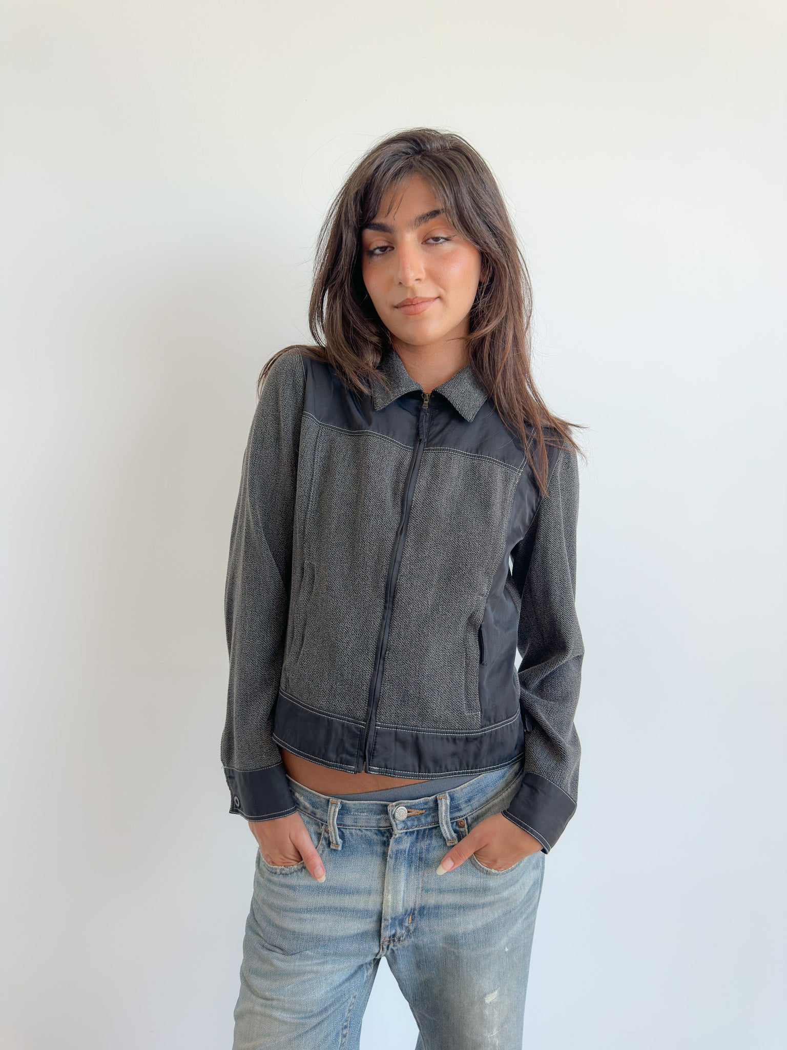 bi-material jacket / size s