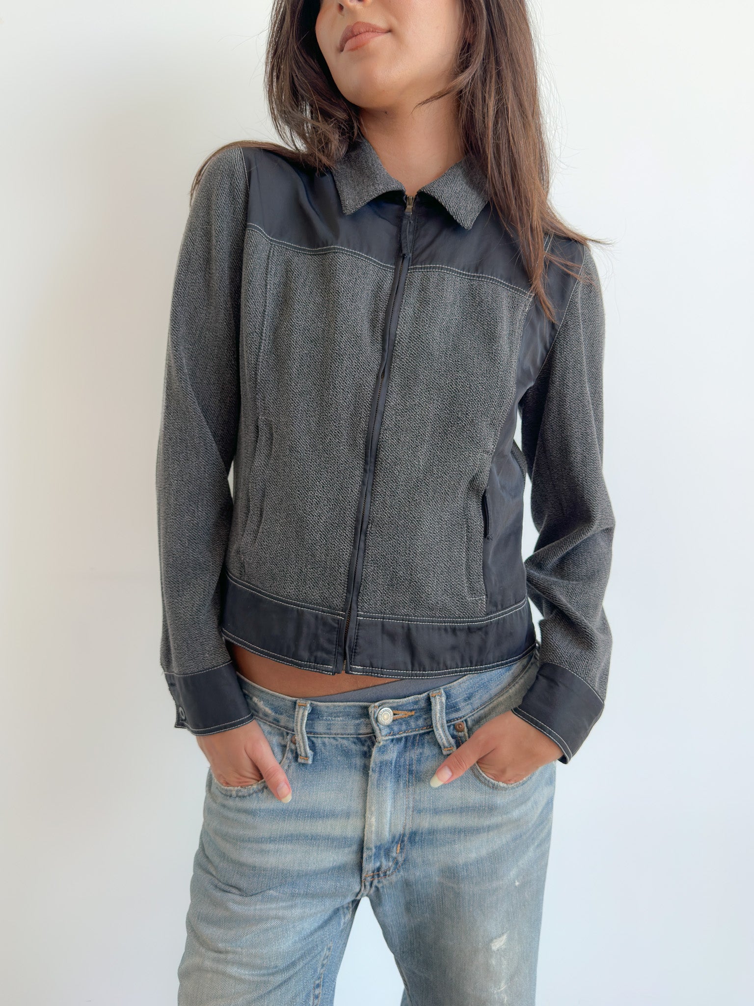 bi-material jacket / size s
