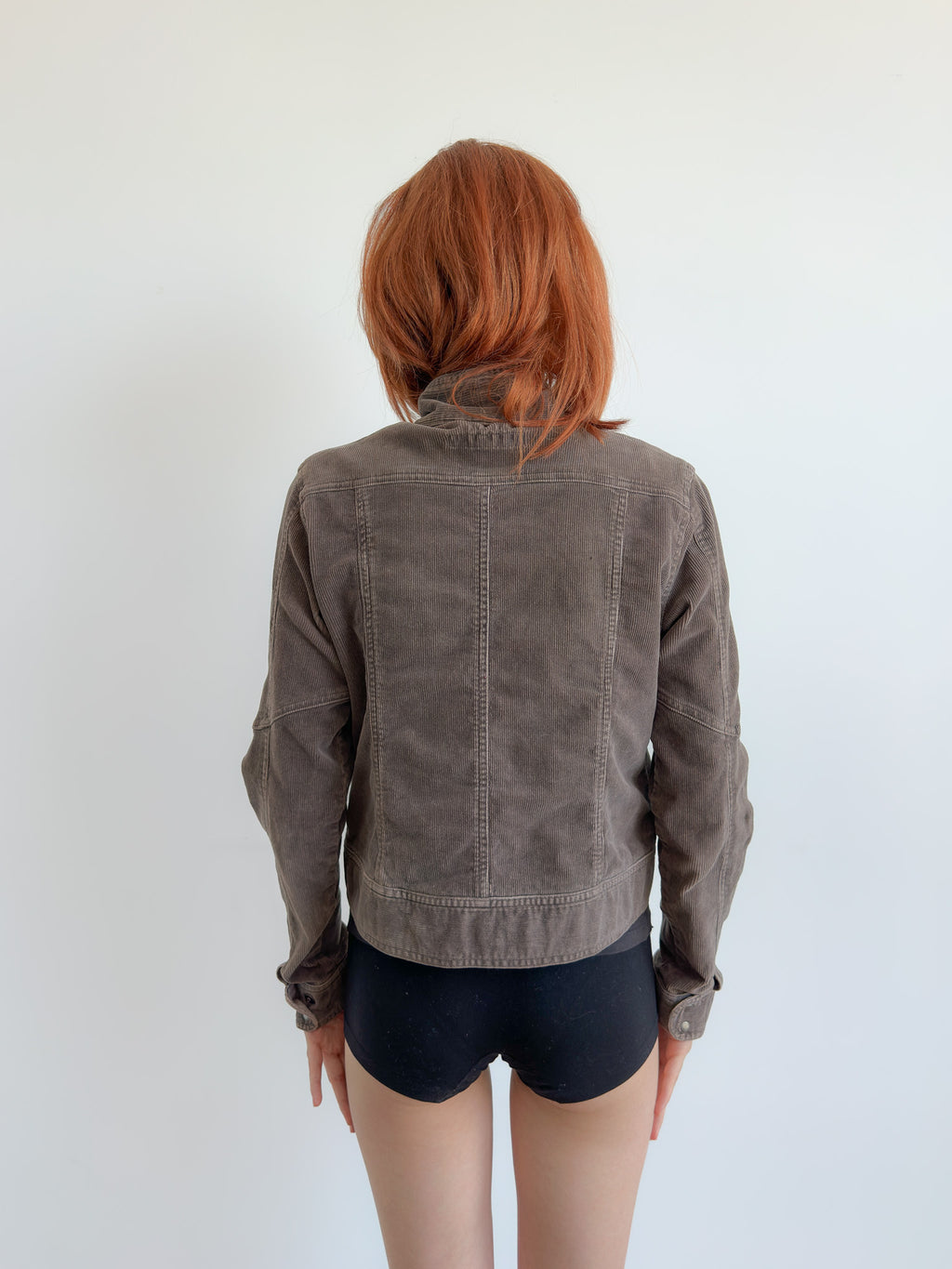 dual zip cord jacket / size xs-s