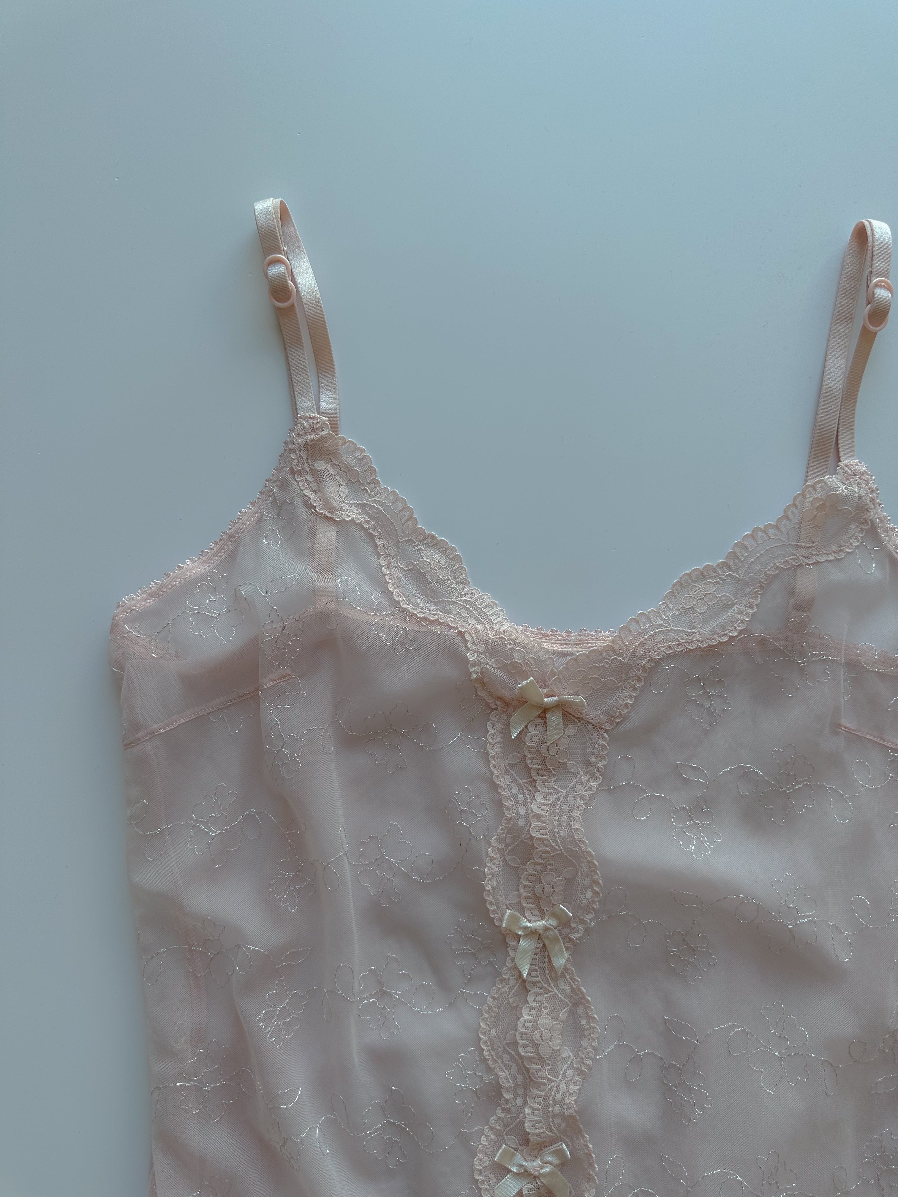 mesh cami top / size medium