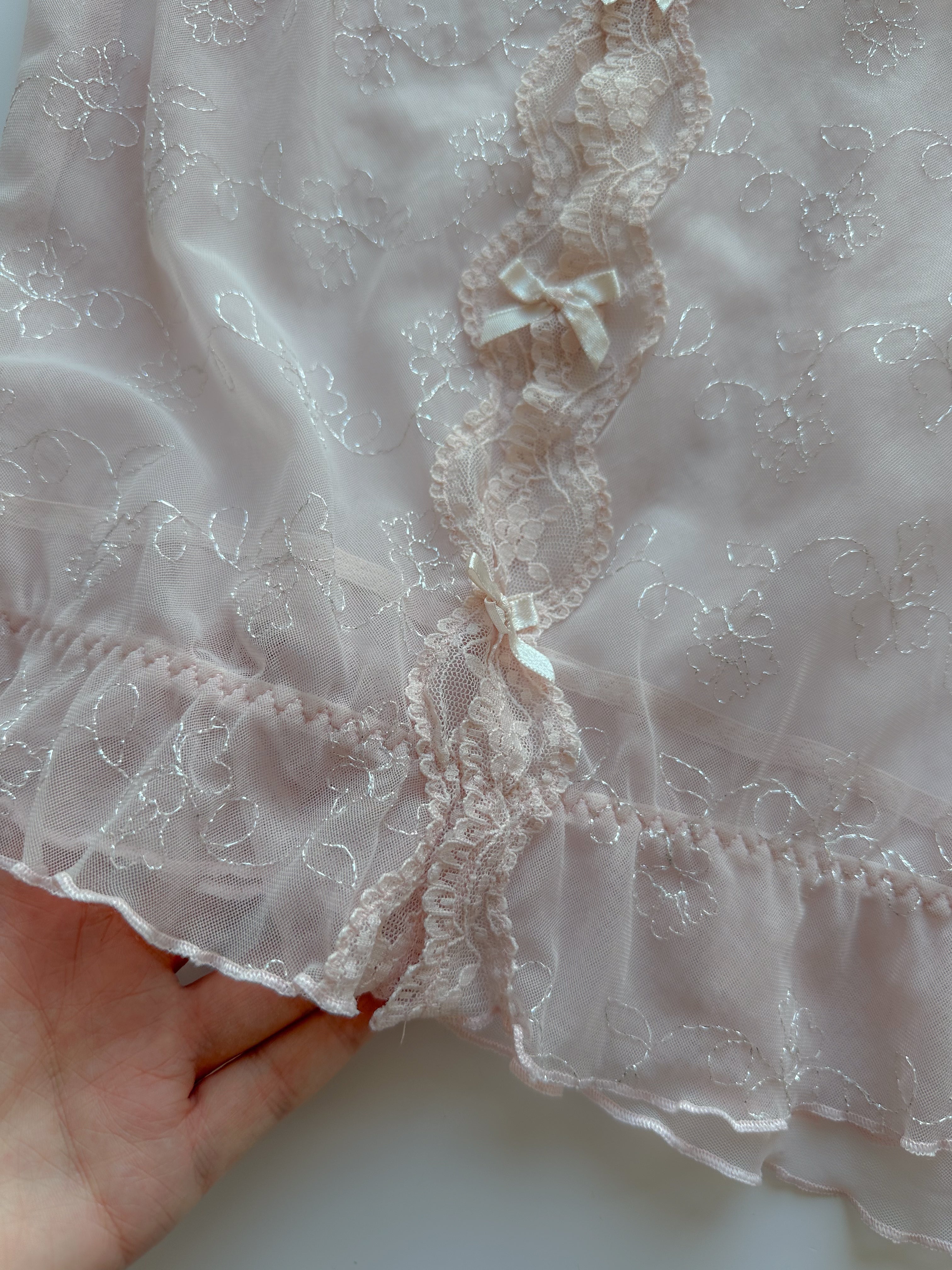 mesh cami top / size medium