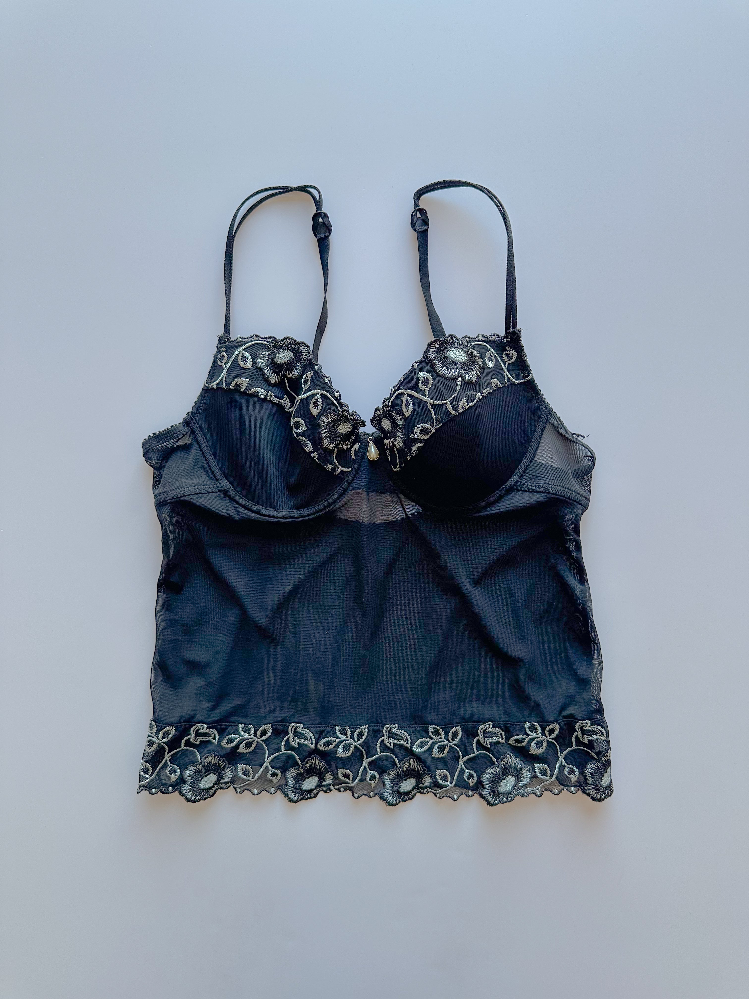 mesh corset top / size small