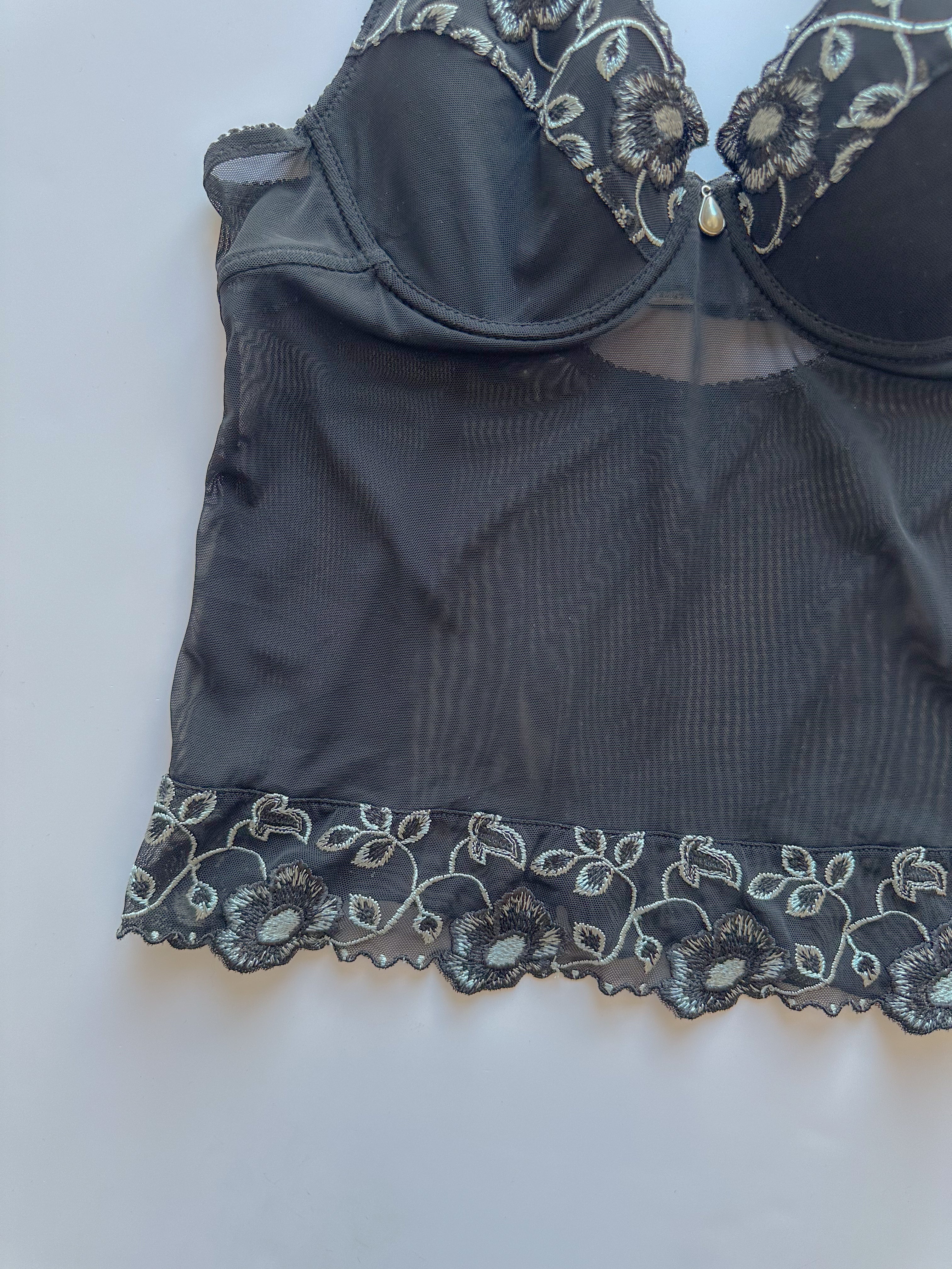 mesh corset top / size small
