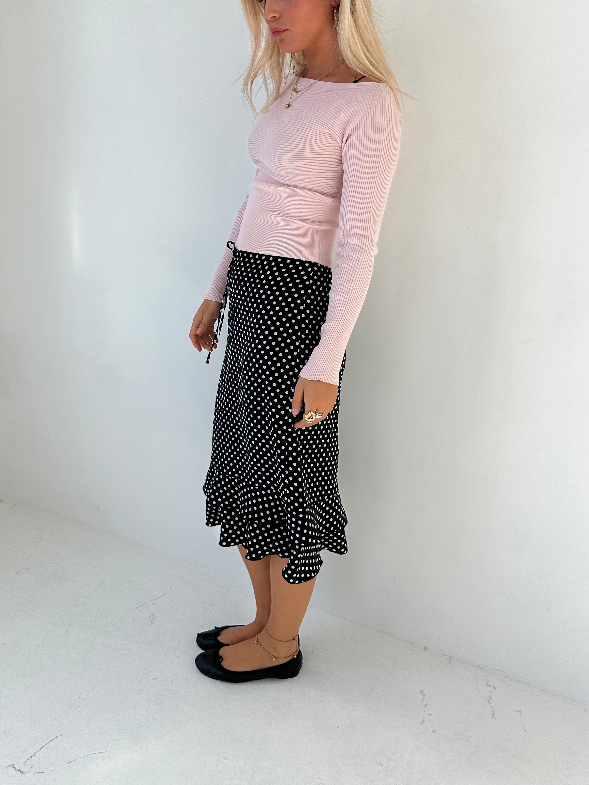 polka dot skirt — size xs/s