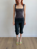 ruffle capris / size xs-s