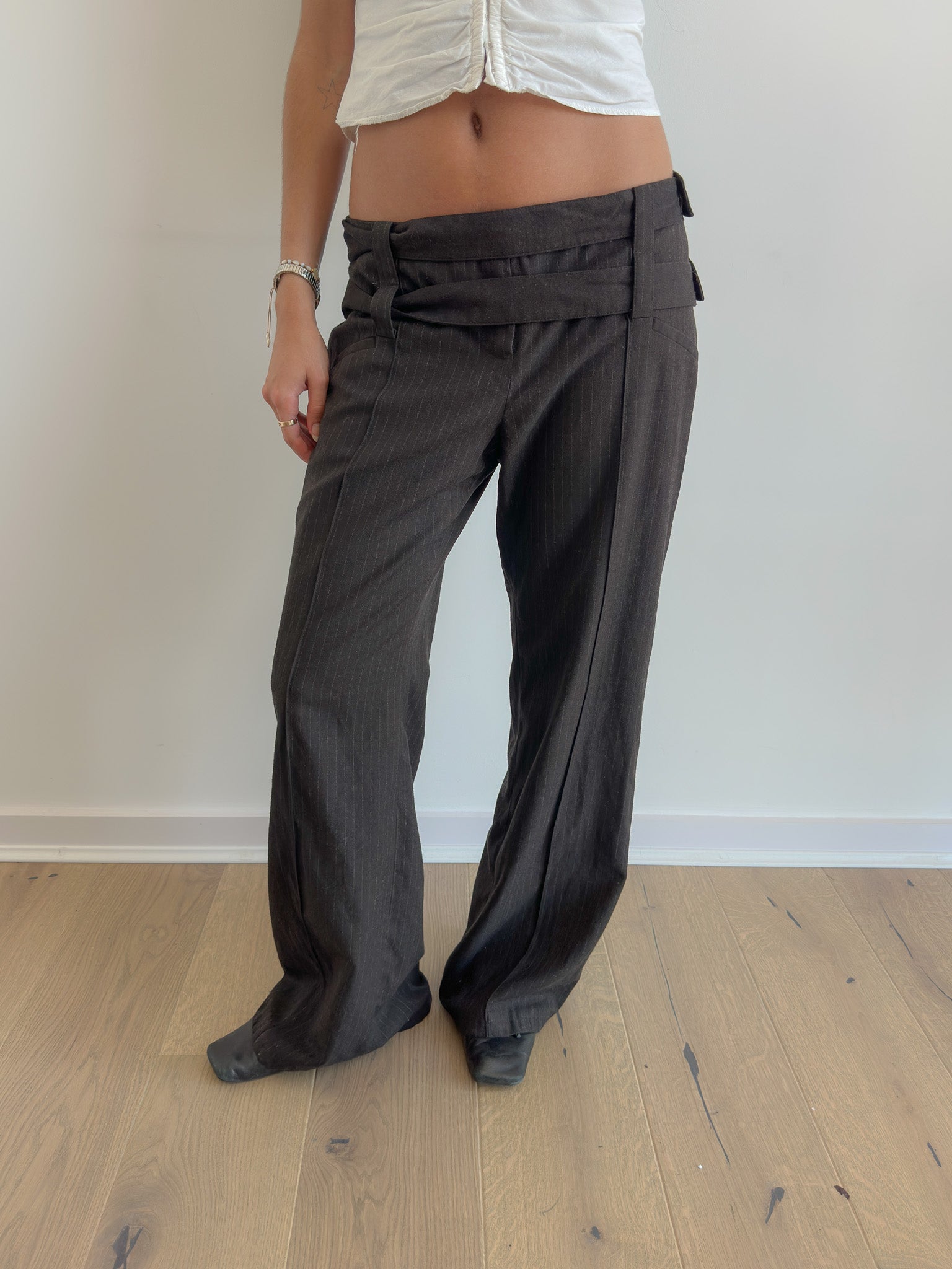 wide leg pants / size s-m