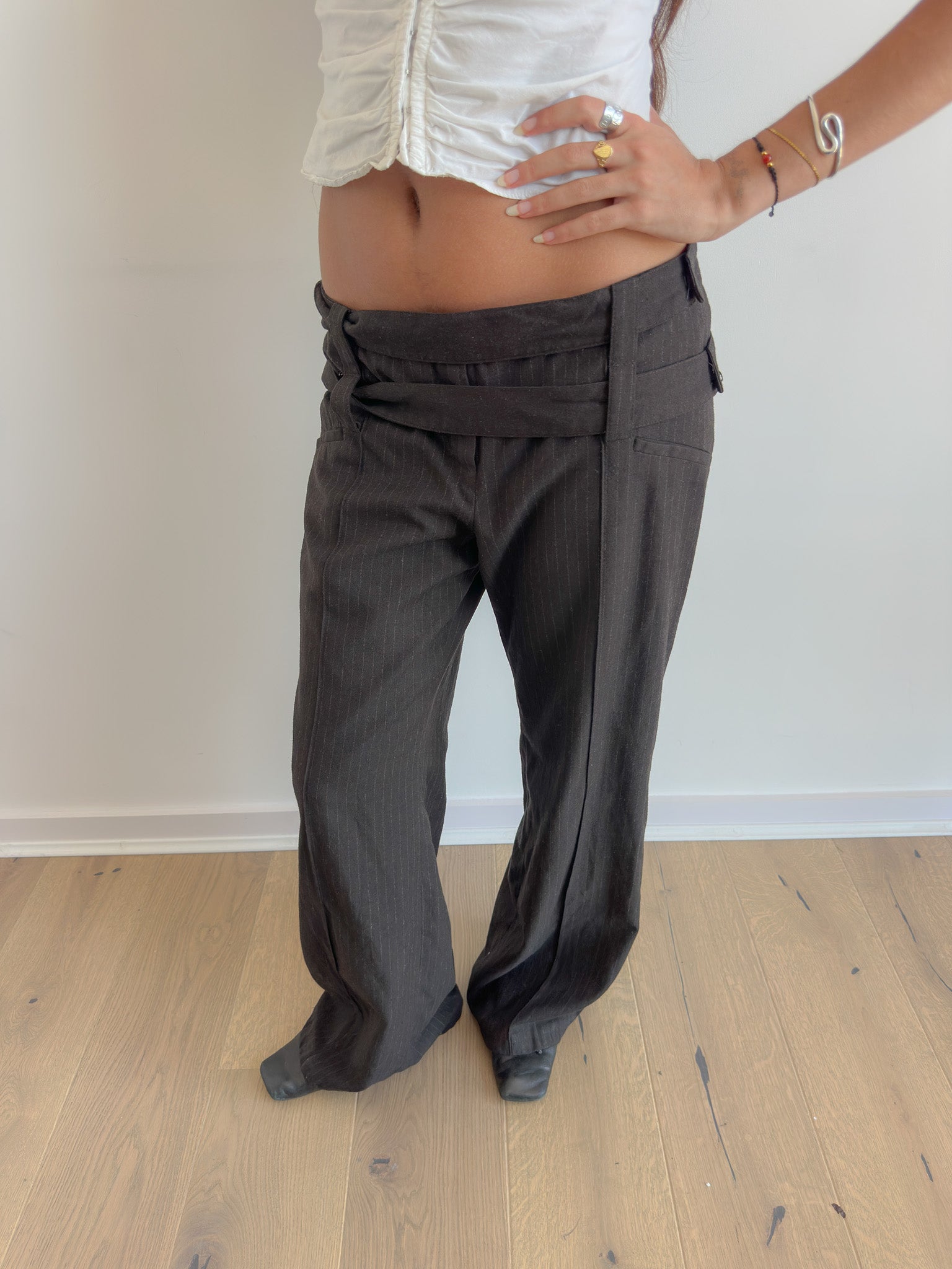 wide leg pants / size s-m