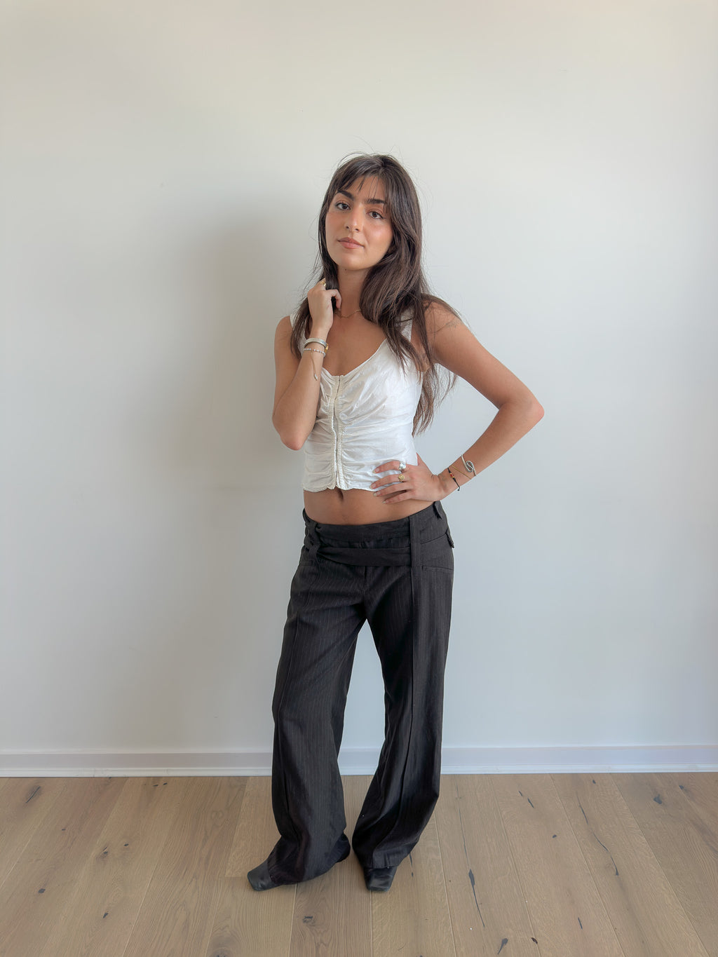 wide leg pants / size s-m