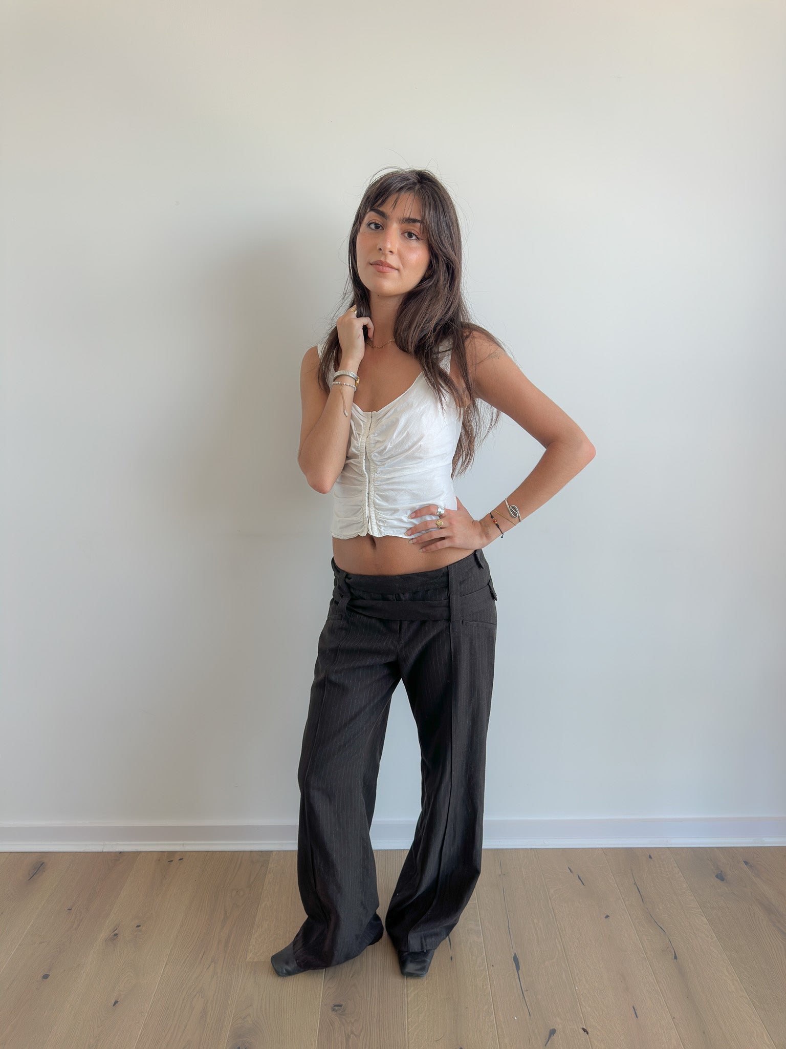 wide leg pants / size s-m