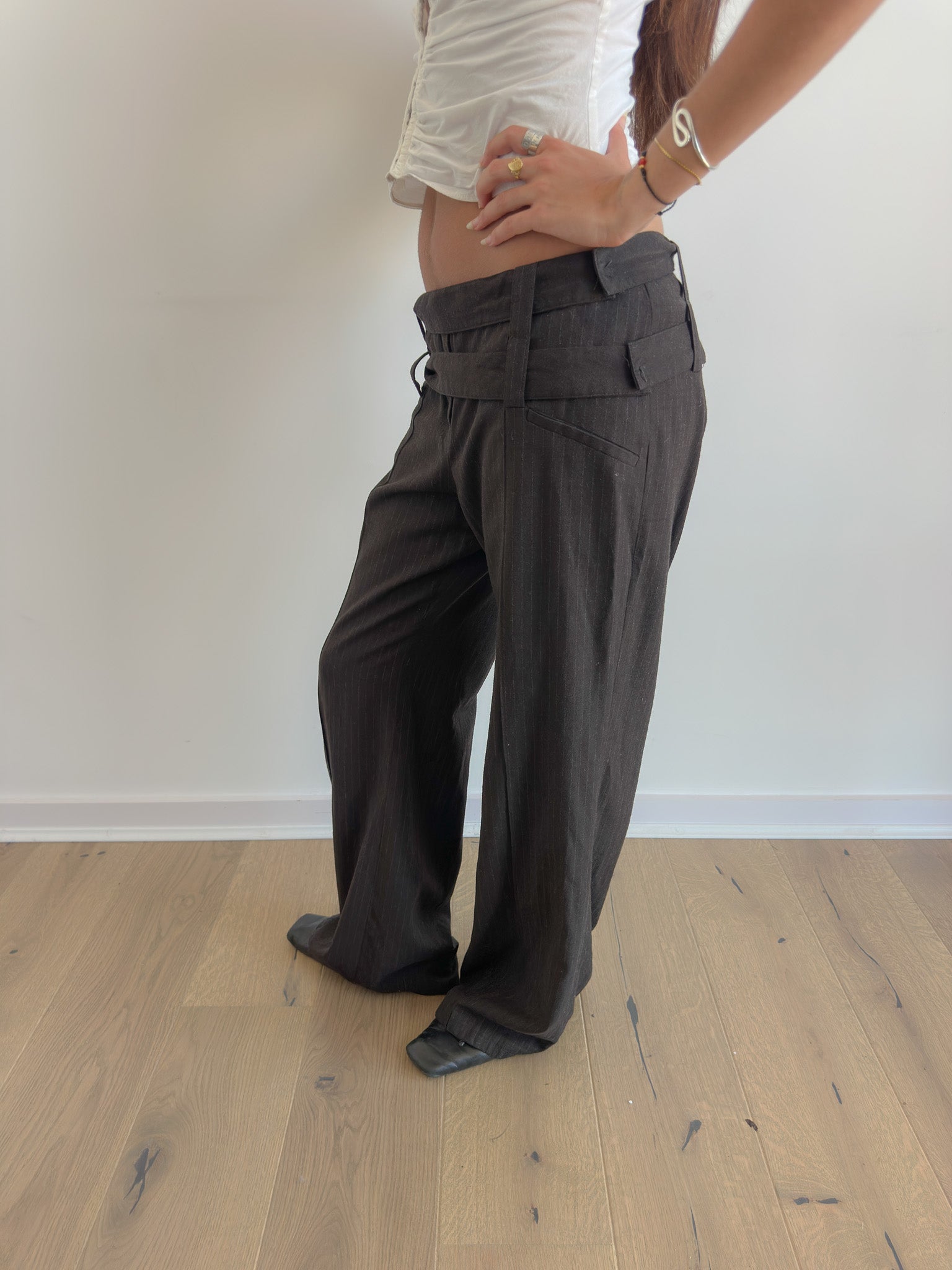wide leg pants / size s-m