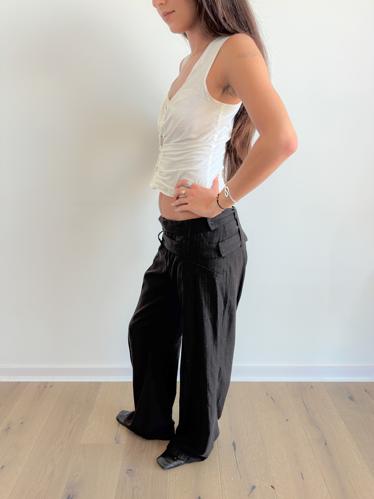 wide leg pants / size s-m