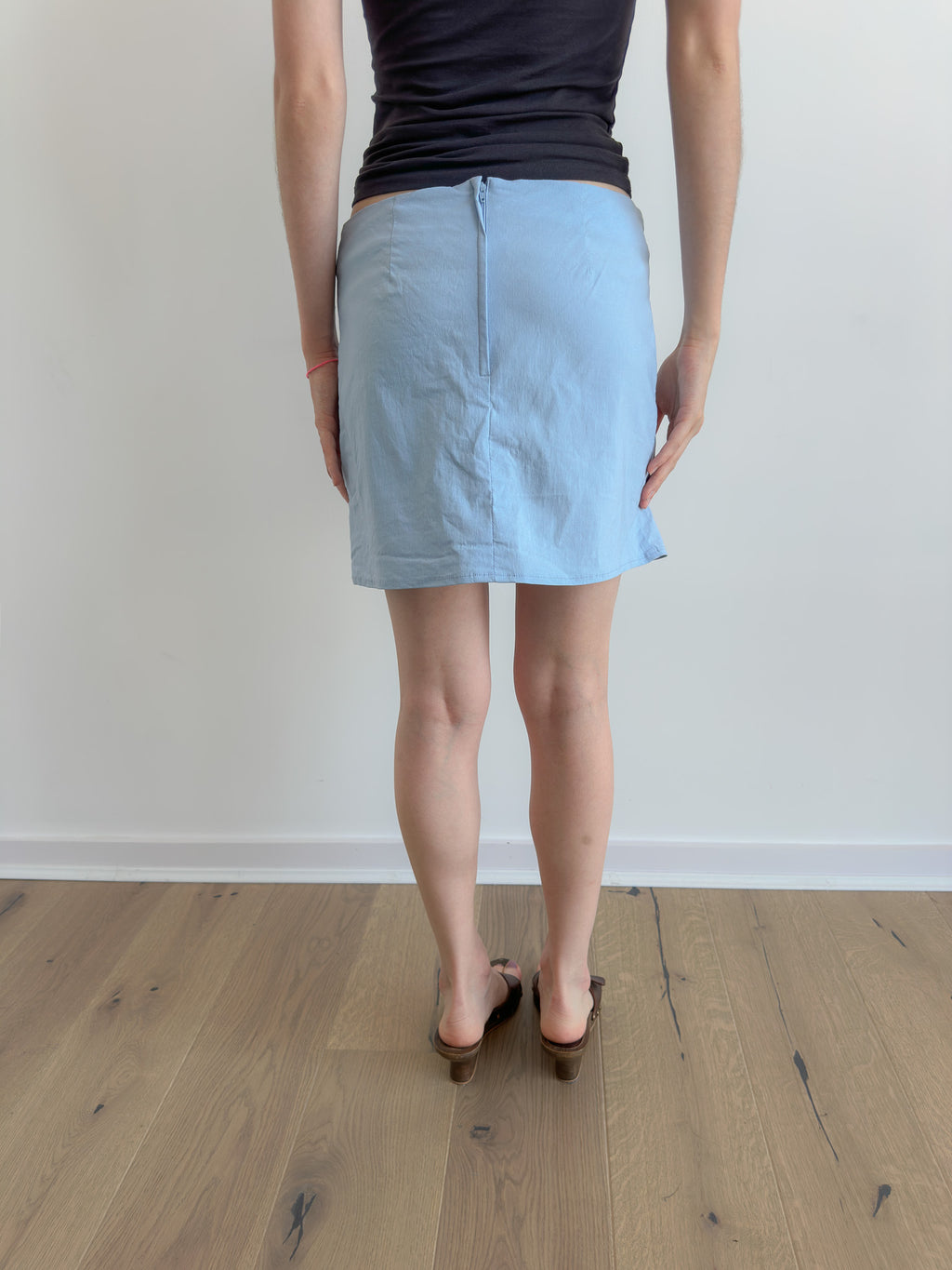 lace up skirt / size xs-s