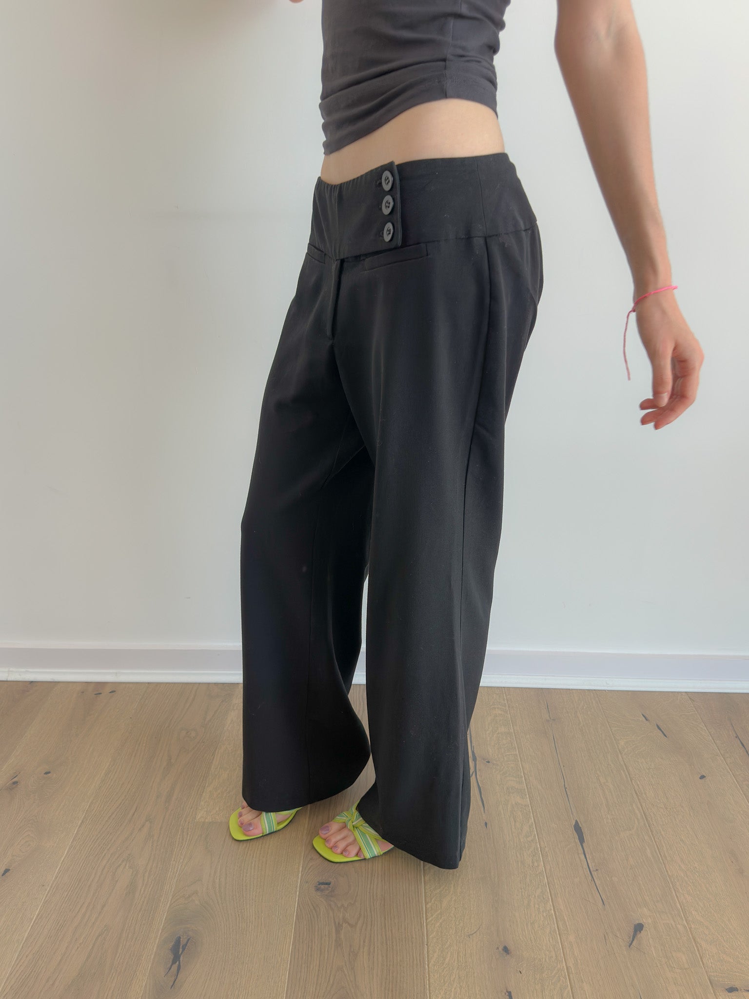 low rise pants / size xs/s