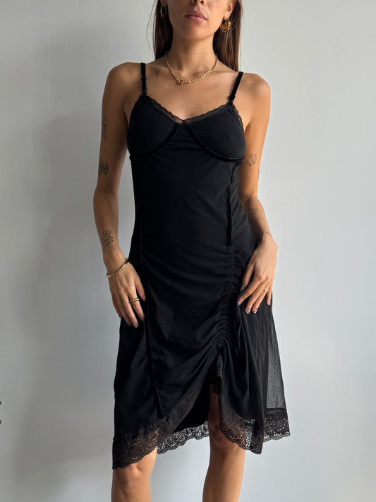 Asymmetric Mesh Dress - Size S