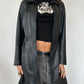 Leather Trench Jacket · Size S