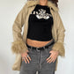 Leather Afghan Jacket · Size S