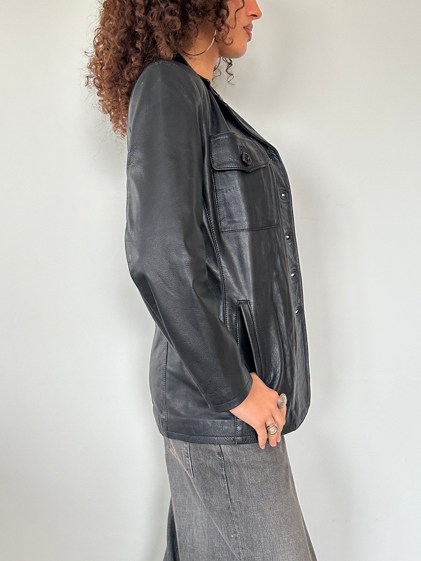 Leather Jacket · Size XS/S