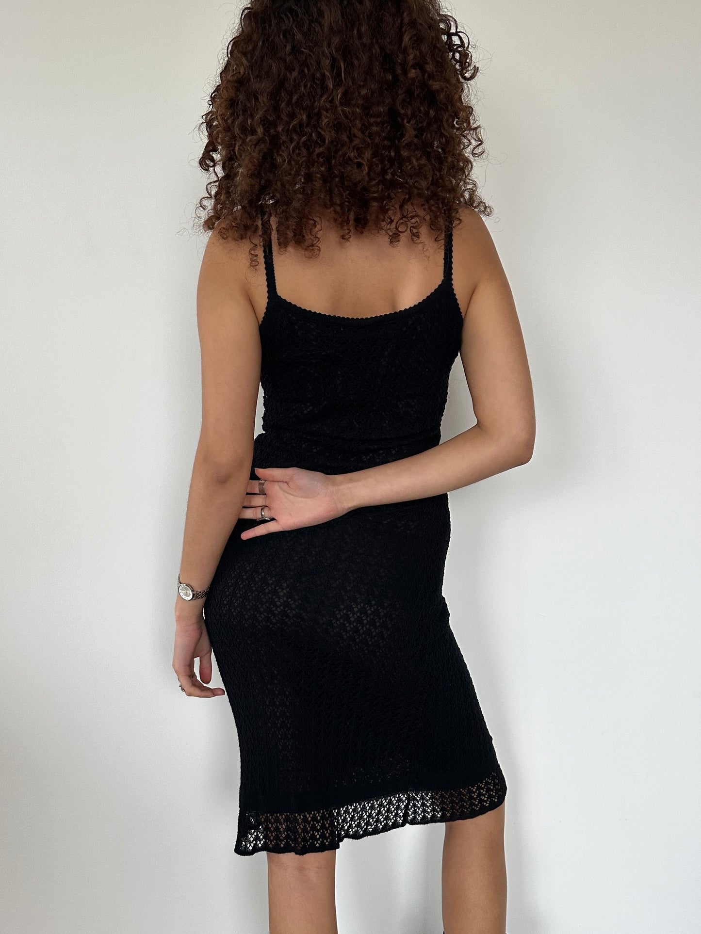 Crochet Midi Dress · Size S