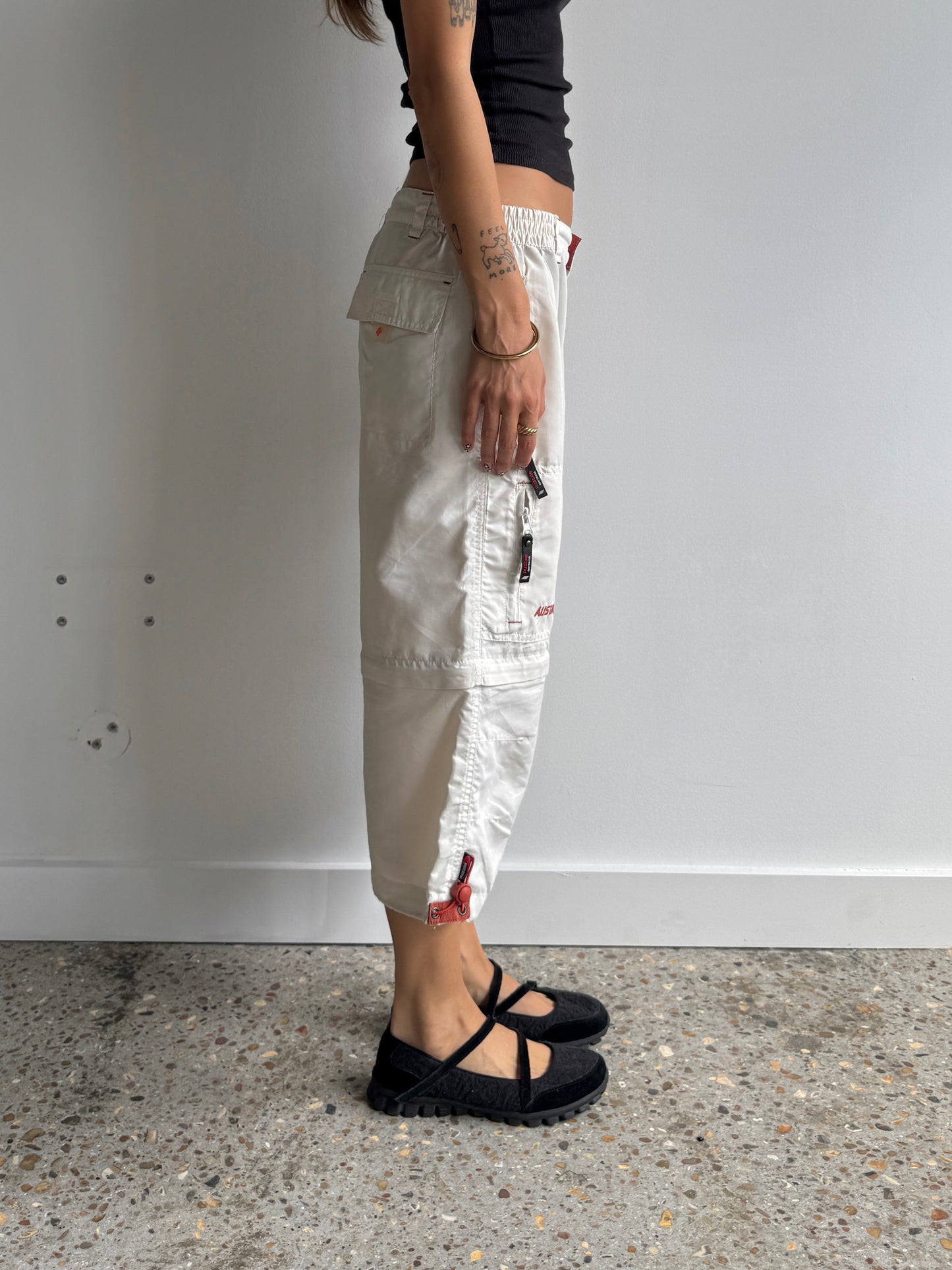 Baggy Cargo Capris - Size S