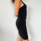 Asymmetric Slinky Dress · Size S