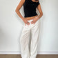 Ruched Wide Leg Trousers · Size M