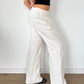 Ruched Wide Leg Trousers · Size M