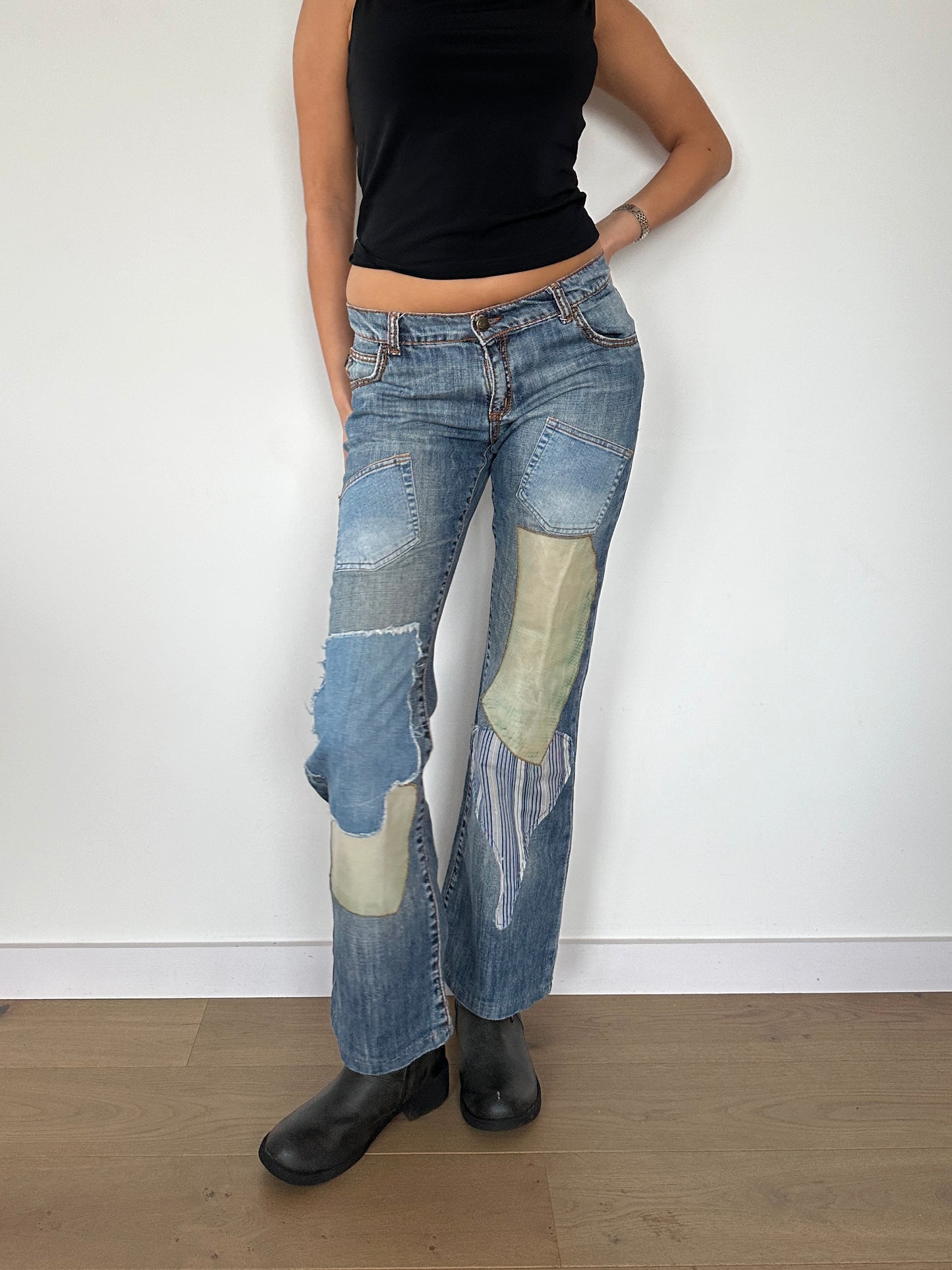 Cavalli Patchwork Jeans · Size S