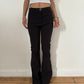 90's Pinstripe Flares | Size XS/S