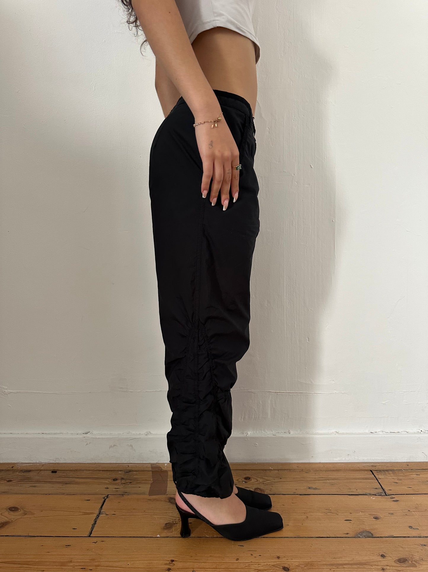 90's Ruched Capri Pants | Size XS