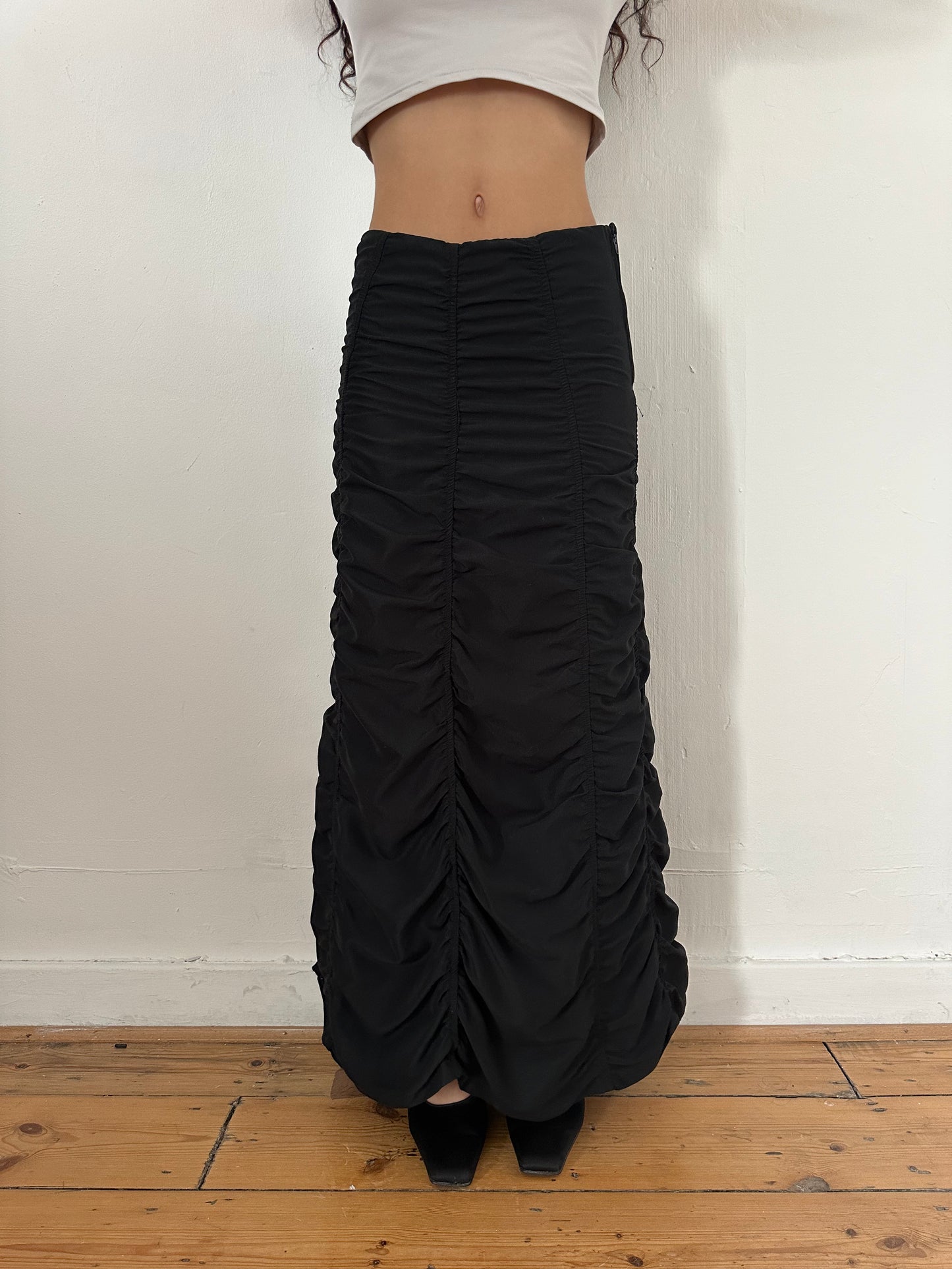 90's Ruched Archive Skirt | Size XS/S