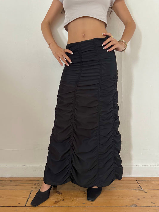 90's Ruched Archive Skirt | Size XS/S