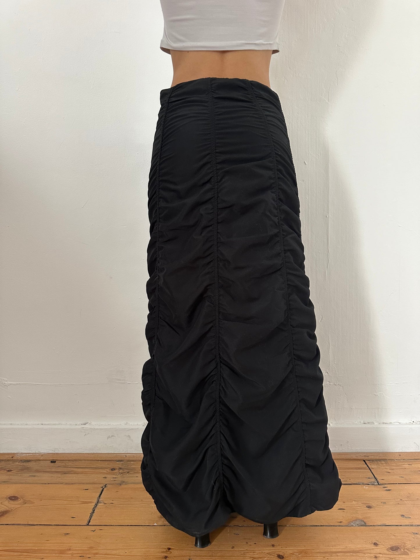 90's Ruched Archive Skirt | Size XS/S