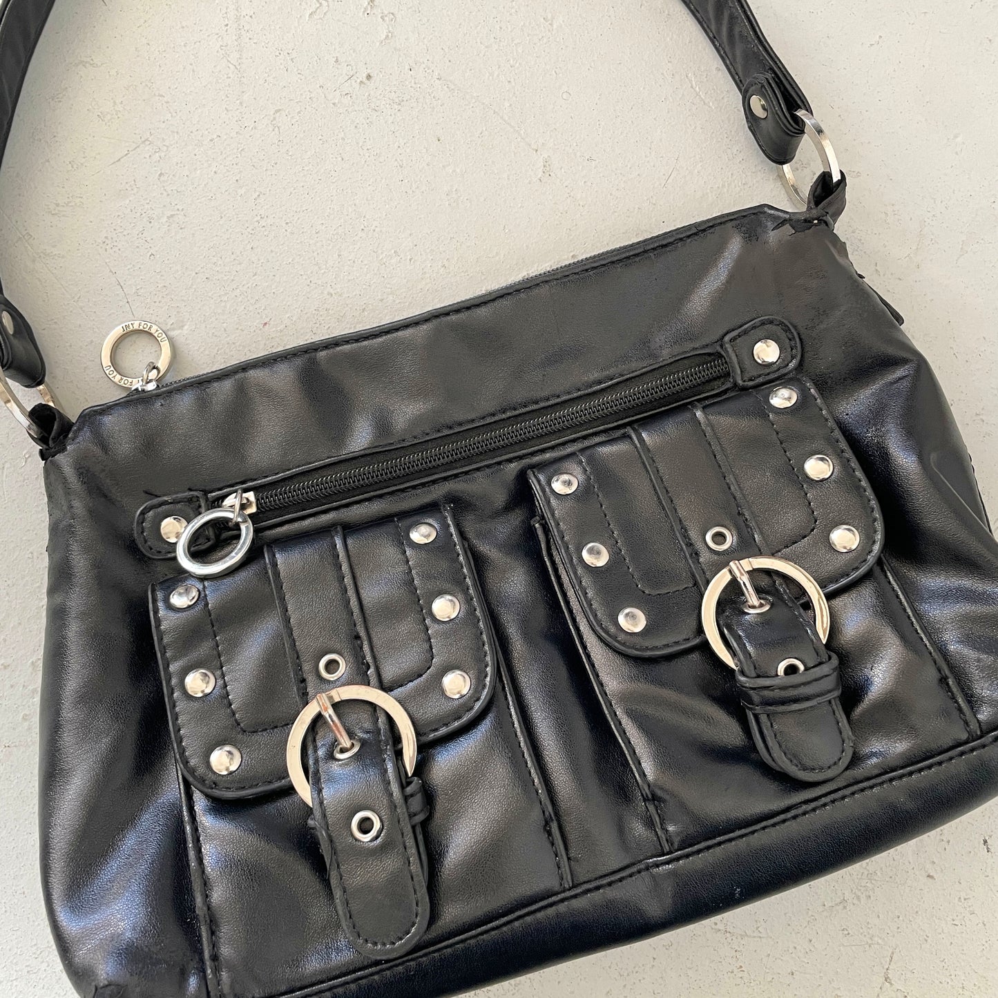 2000's Faux Leather Handbag