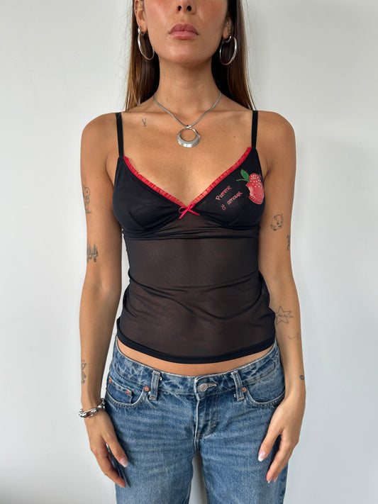 Apple Mesh Cami - Size XS