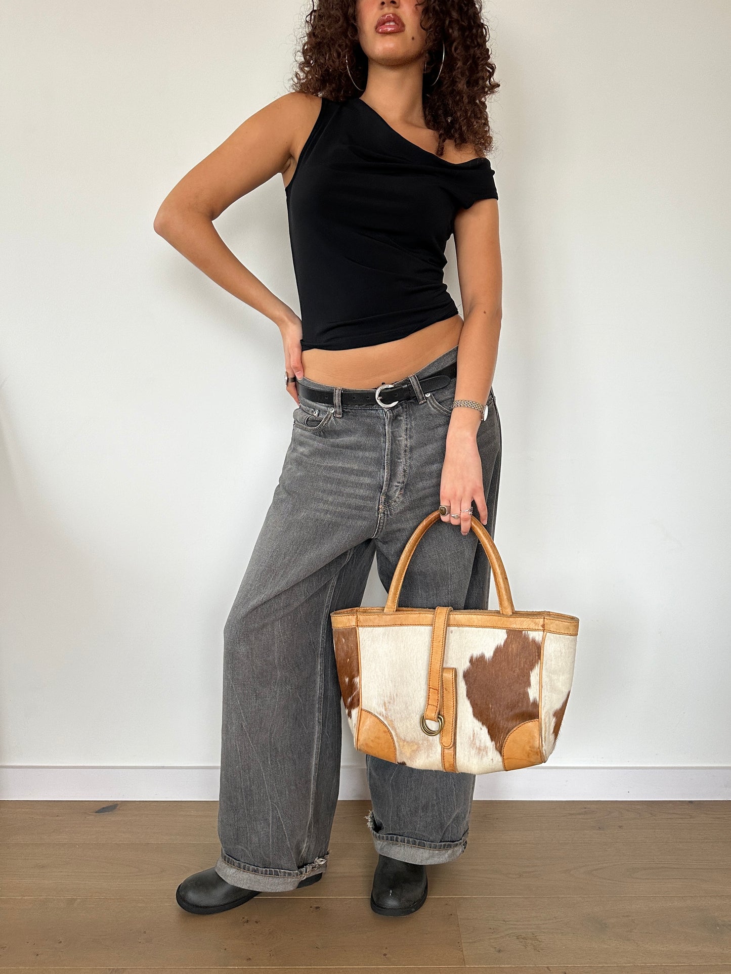 Cow Hide Handbag