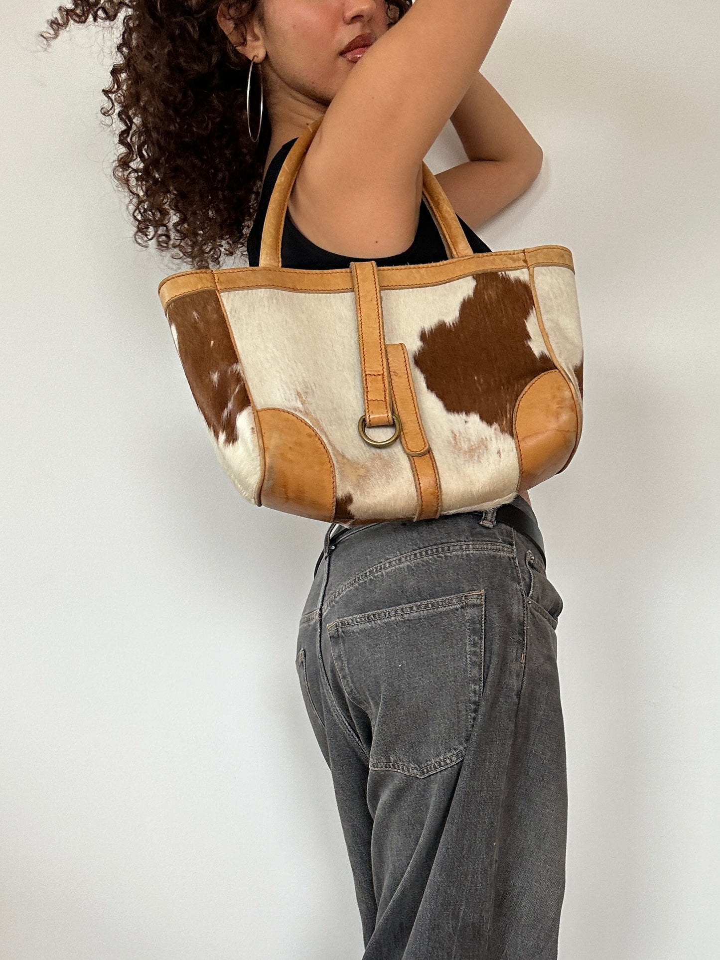 Cow Hide Handbag