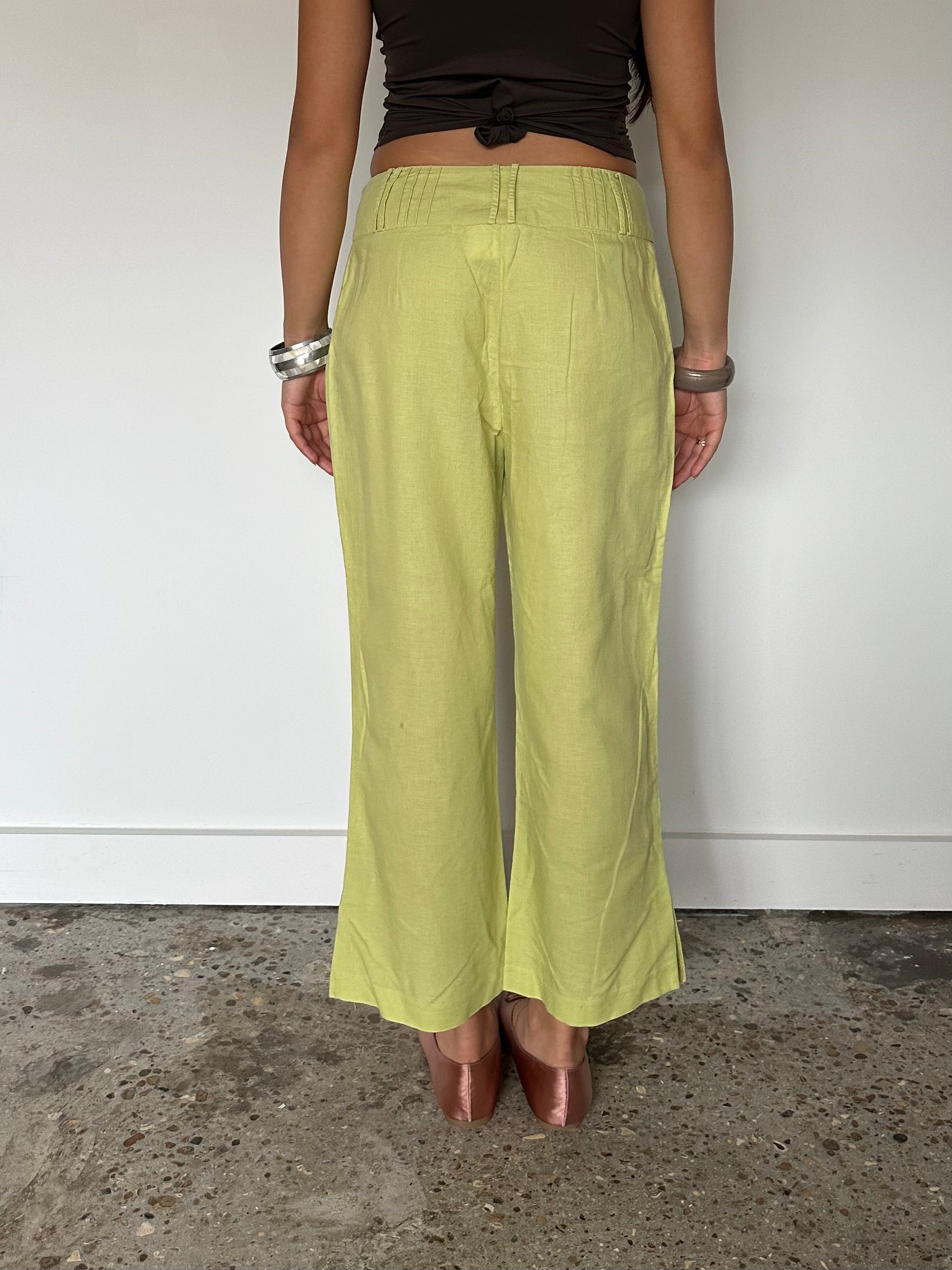 low rise capris — size s