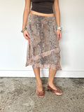 fawn print skirt — size xs/s