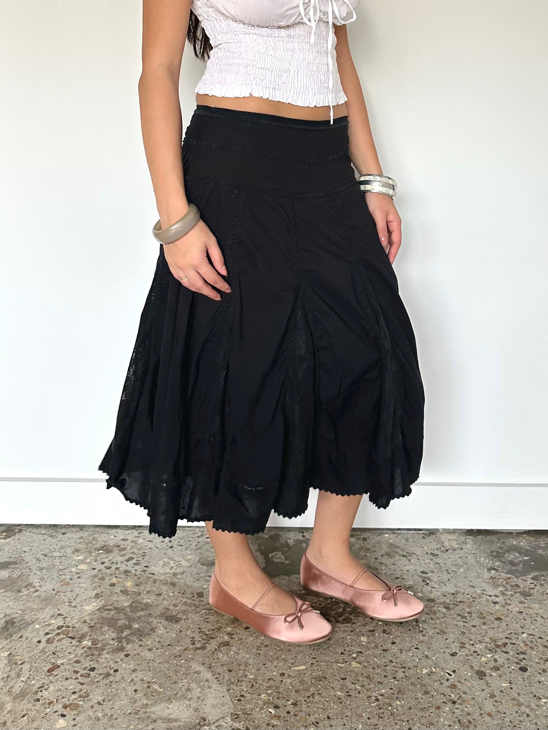 boho skirt — size xs