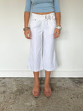 pinstripe capris — size xs/s